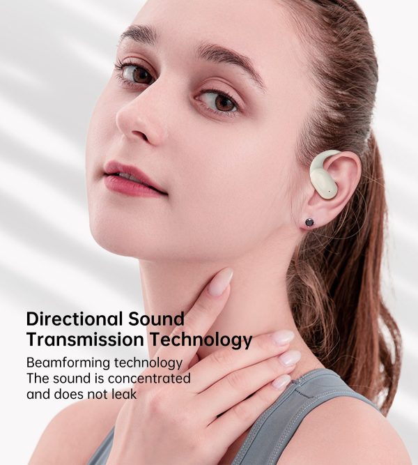 CHOETECH BH-T25 OWS Painless New Concept Bluetooth Earbuds V5.3 TWS White - Image 4