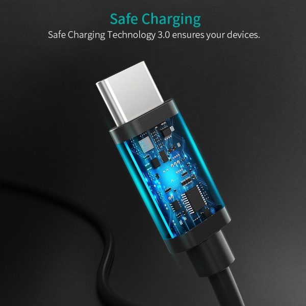 CHOETECH CC0003 USB-C to USB-C Cable 2M White - Image 5