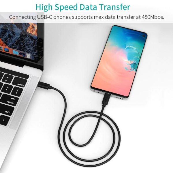CHOETECH CC0003 USB-C to USB-C Cable 2M White - Image 7