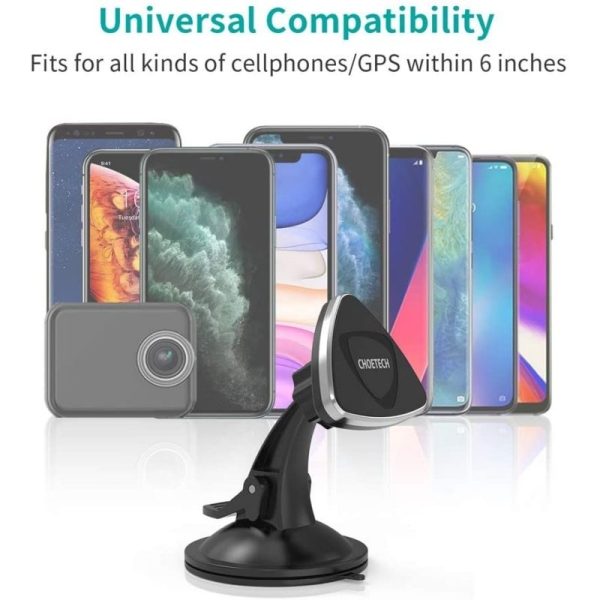 CHOETECH H010 Magnetic Car Phone Mount with 360 Degree Swivel Ball - Image 7