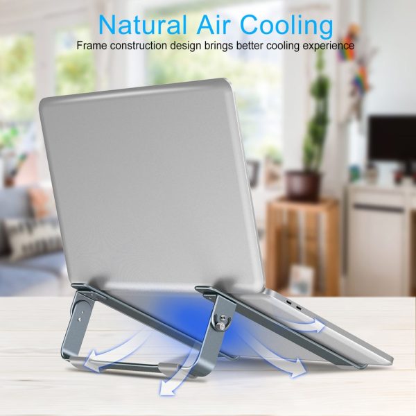 CHOETECH H033 Detachable Aluminum Cooling Laptop Stand Grey - Image 6