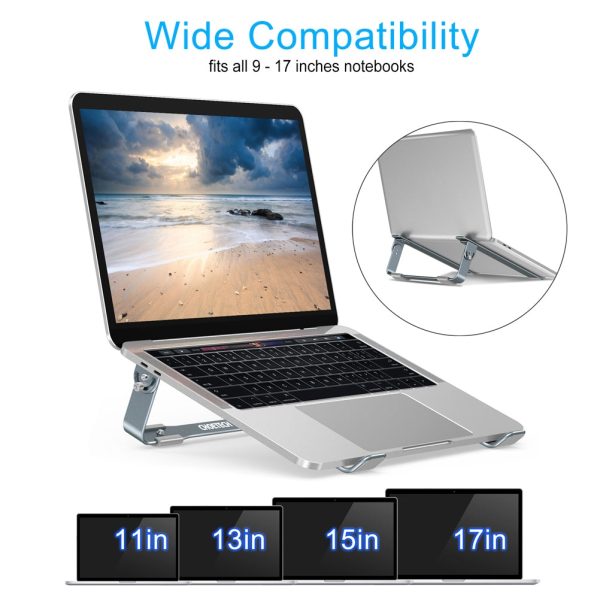 CHOETECH H033 Detachable Aluminum Cooling Laptop Stand Grey - Image 8