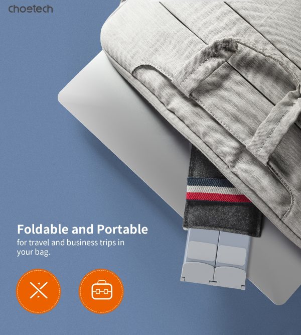 CHOETECH H055-GY Aluminum Foldable Laptop Stand - Image 5