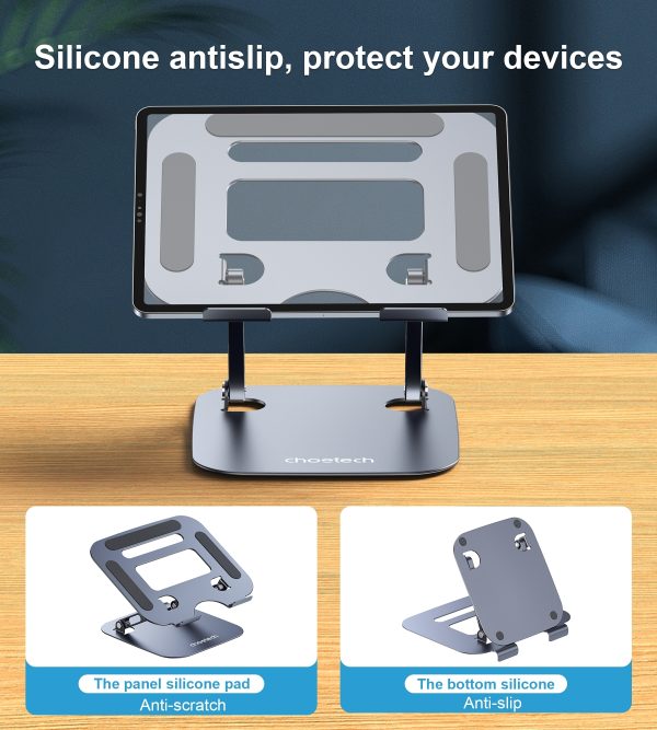 CHOETECH H061-GY Tablet Desktop Holder - Image 5