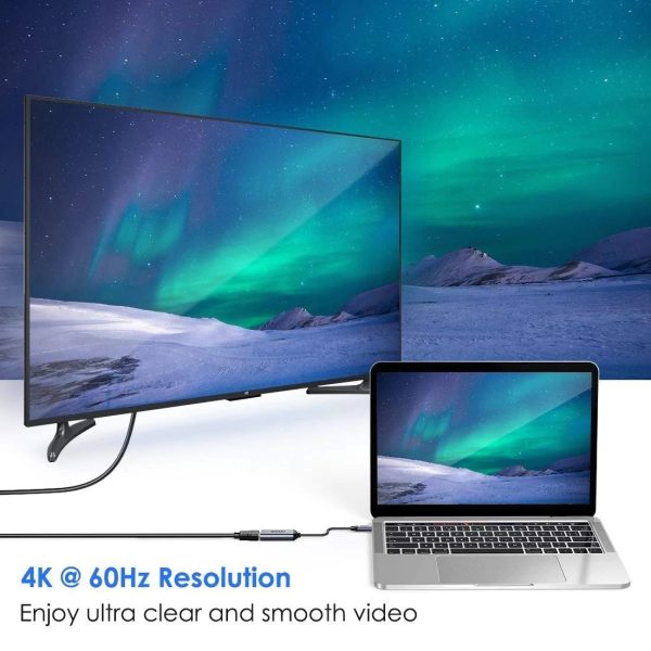 CHOETECH HUB-H10 USB-C To HDMI Braided Cable Adapter - Image 3