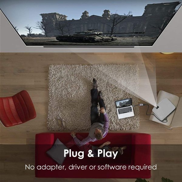 CHOETECH HUB-H10 USB-C To HDMI Braided Cable Adapter - Image 4