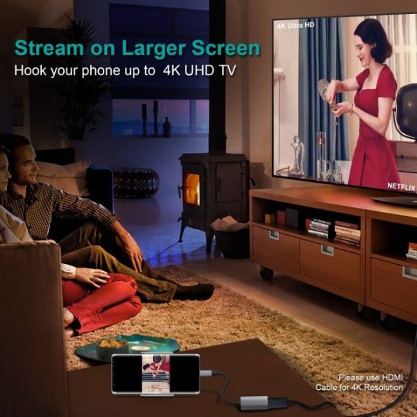 CHOETECH HUB-H17 USB-C to HDMI Adaptor - Image 6