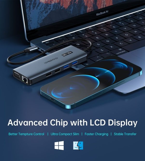 CHOETECH HUB-M26 12-in-1 USB-C Multiport Adapter - Image 3