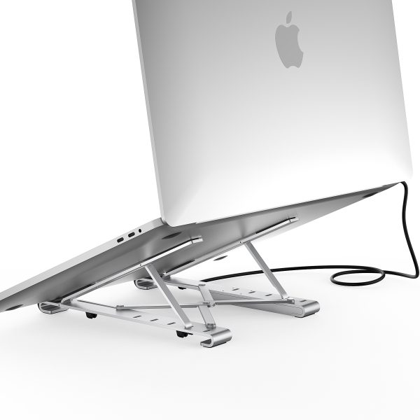 CHOETECH HUB-M43 7-in-1 USB-C Multiport Adapter with Foldable Laptop Stand - Image 2