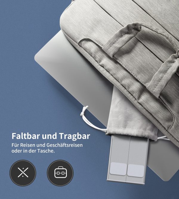 CHOETECH HUB-M48 7-in-1 Hub + Foldable Laptop stand USB-C to HDMI 4K/USB-A/TF&SD/USB-C with PD Charging - Image 7