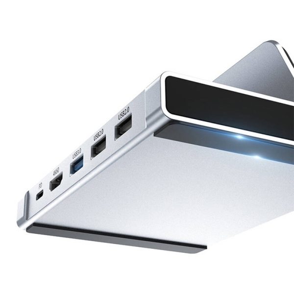 CHOETECH HUB-M77-GY PD100W 5-in-1 USB-C PD+HDMI+USB 3.0A/F+USB2.0 Steam Deck Docking Station - Image 3