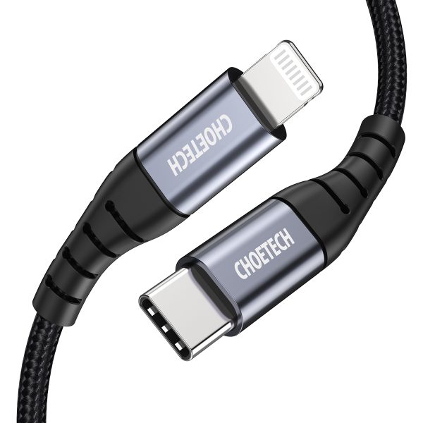 CHOETECH IP0042 USB-C MFI Certified iPhone Cable 3M - Image 2
