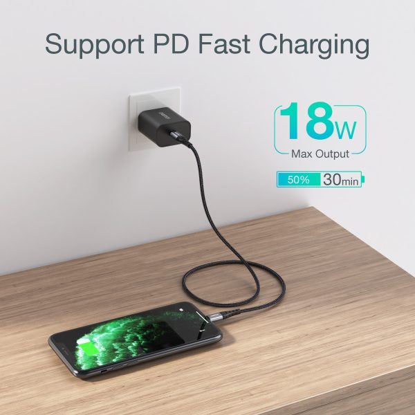 CHOETECH IP0042 USB-C MFI Certified iPhone Cable 3M - Image 5