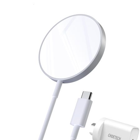 CHOETECH MQ00117-SL (T517+AC) MagLeap Magnetic Wireless Charger + AC