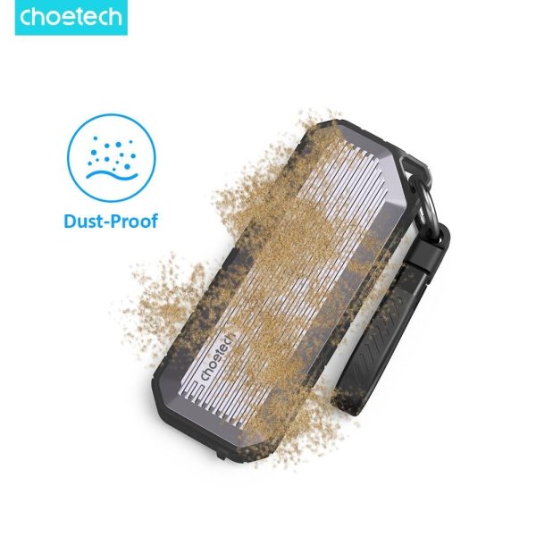 CHOETECH MSE004-GY USB3.2 Chips M.2 NVME / SATA SSD Protocol 10Gbps Transfer Speed Enclosure with IP65 water-Proof and Dust -Proof (Support 8TB Max) - Image 4