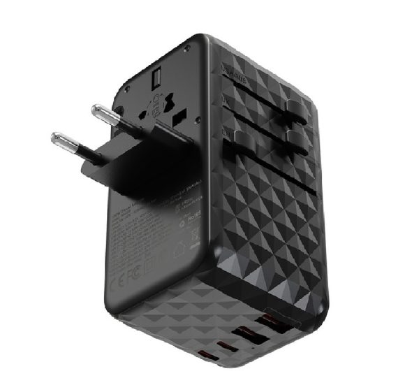 CHOETECH PD6028 2C+2A+AC 5 Ports GaN Tech PD100W Travel Wall Charger - Image 3
