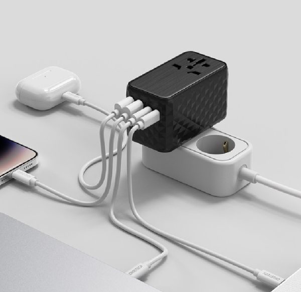CHOETECH PD6028 2C+2A+AC 5 Ports GaN Tech PD100W Travel Wall Charger - Image 4