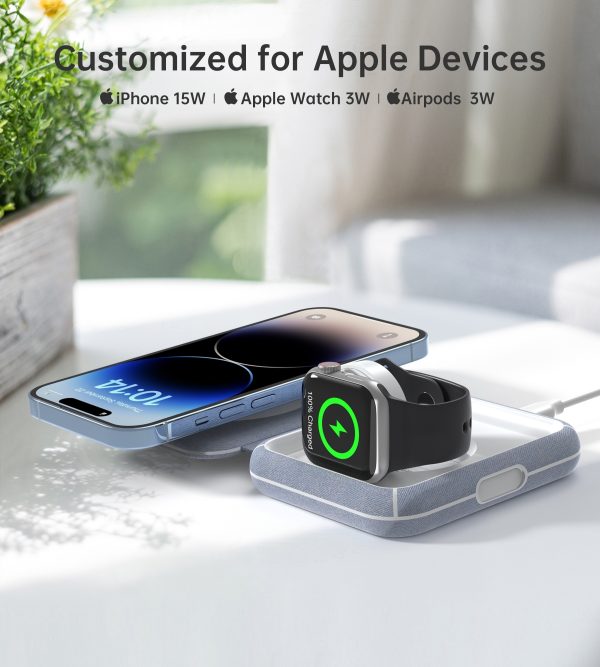 CHOETECH T323 2-in-1 Magsafe&MFI Wireless Charger - Image 5