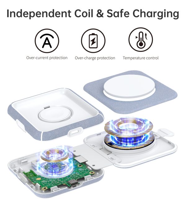 CHOETECH T323 2-in-1 Magsafe&MFI Wireless Charger - Image 10