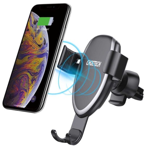 CHOETECH T536-S Fast Wireless Charging Car Mount Phone Holder - Image 2