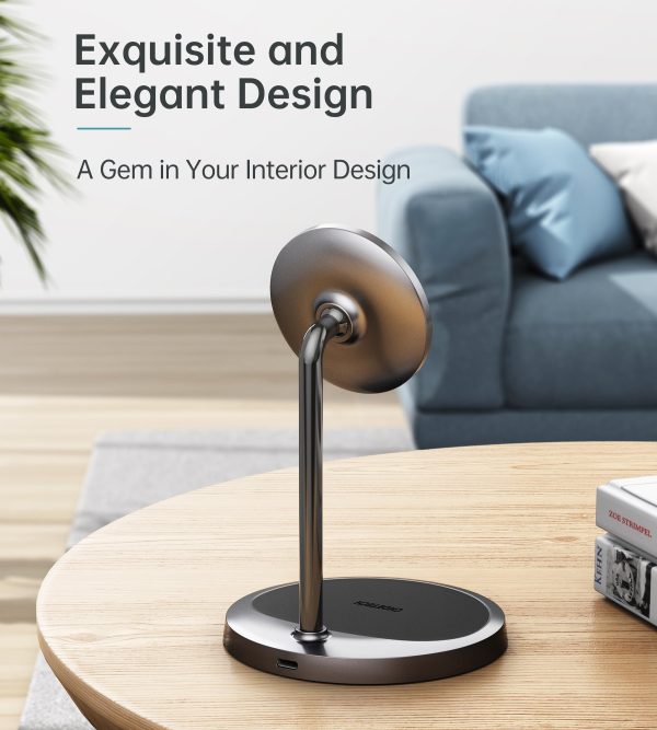 Choetech T575-F MagSafe iPhone Magnetic Wireless Charger Stand - Image 4