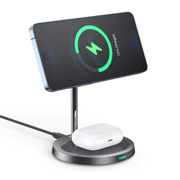 CHOETECH T581-F MagSafe iPhone Magnetic Wireless Charger Stand - Image 2
