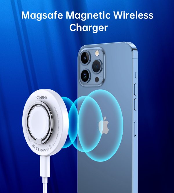 CHOETECH T603-F Ring Holder and Magnetic 15W Wireless Charger for Phone/airPod/iWatch - Image 6