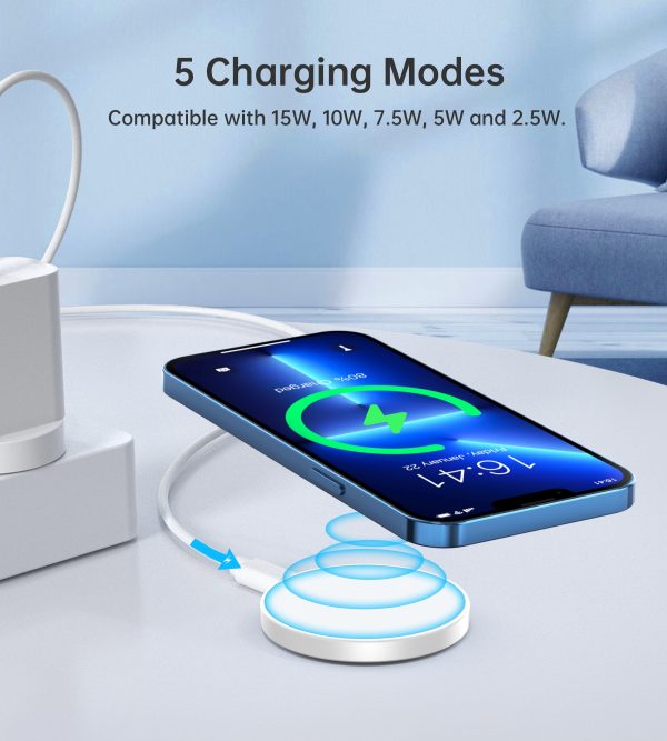 CHOETECH T603-F Ring Holder and Magnetic 15W Wireless Charger for Phone/airPod/iWatch - Image 7