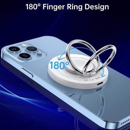 CHOETECH T603-F Ring Holder and Magnetic 15W Wireless Charger for Phone/airPod/iWatch - Image 8