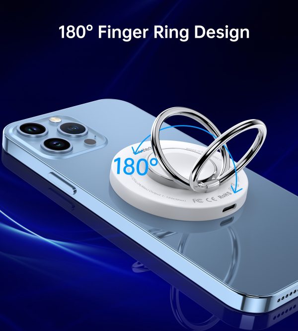 CHOETECH T603-F Ring Holder and Magnetic 15W Wireless Charger for Phone/airPod/iWatch - Image 8