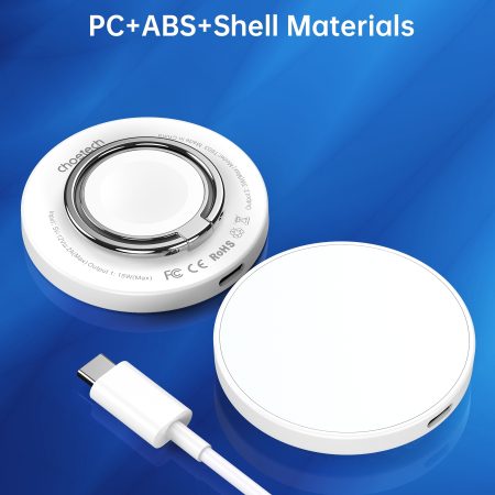 CHOETECH T603-F Ring Holder and Magnetic 15W Wireless Charger for Phone/airPod/iWatch - Image 9