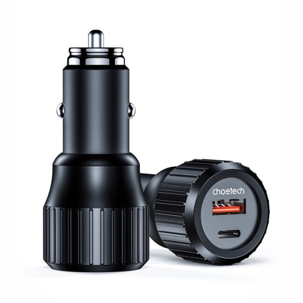 CHOETECH TC0010 Dual USB Fast Car Charger - Image 3