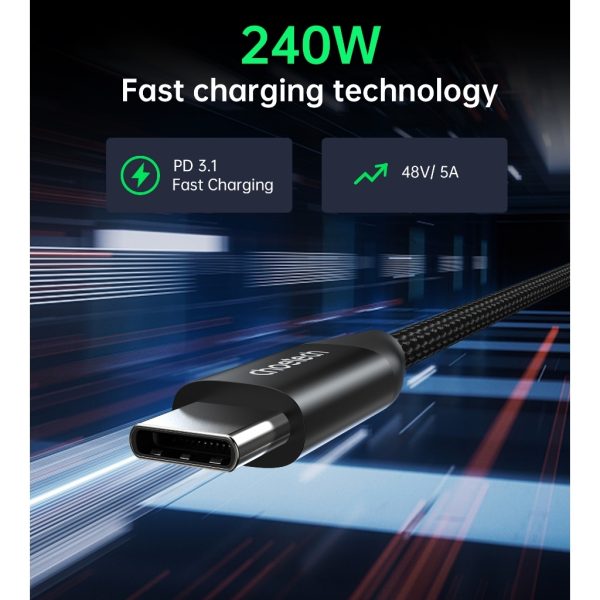 CHOETECH XCC-1035 USB-C M to M PD3.1 240W Super Fast Charging Cable 1M - Image 5