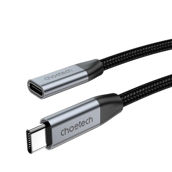 CHOETECH XCC-1039 100W Type-C Female to Type-C Male Extension Cable 2M - Image 4