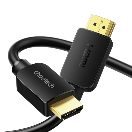 CHOETECH XHH-TP20 8K HDMI 2.1 Cable 8K@60Hz 48Gbps 2M Braided Cable - Black