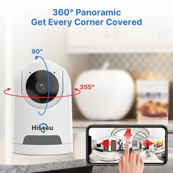 Hiseeu FH2E 4MP Home WiFi Smart Camera - Image 3