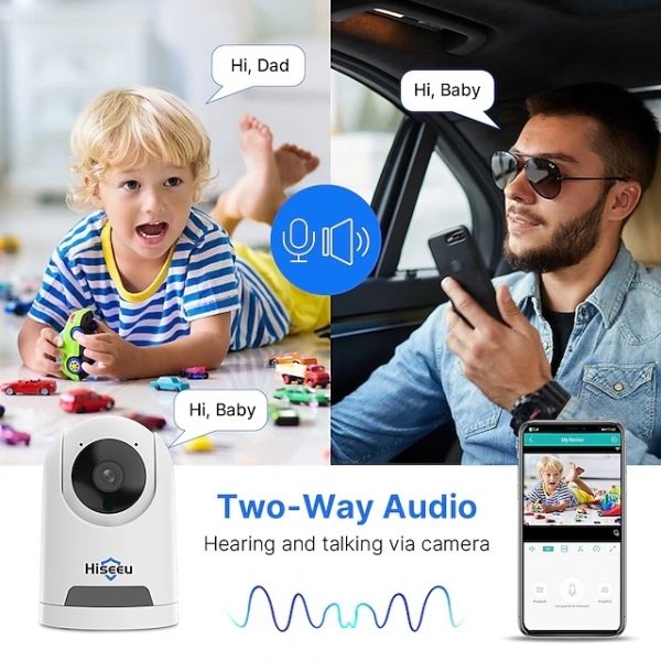 Hiseeu FH2E 4MP Home WiFi Smart Camera - Image 5