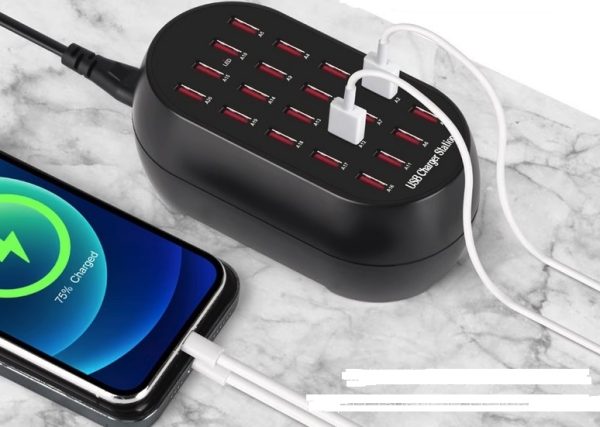 20-port USB Charging Station 100W 5V/1A-2.4A - Image 3
