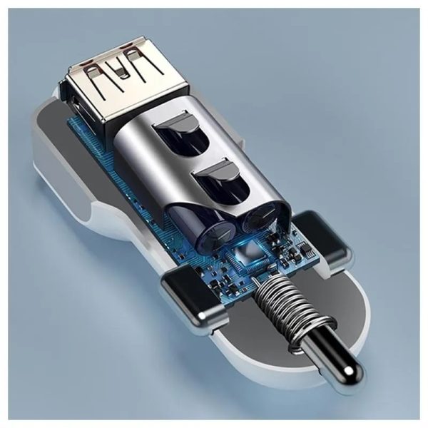 8-Port PD+QC3.0 Car Charger with LED Display - Image 2