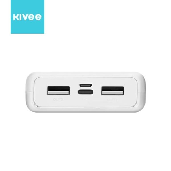 KIVEE PT63 20000mAh Power Bank White - Image 5