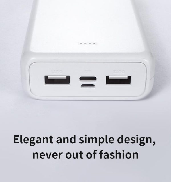 KIVEE PT63 20000mAh Power Bank White - Image 7