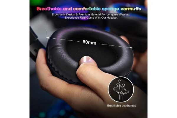 SoulBytes S19 RGB Gaming Headphones - Image 6