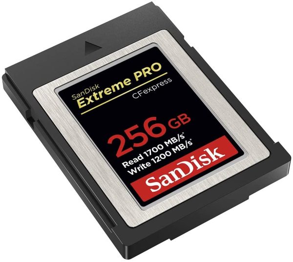 SanDisk 256GB Extreme PRO CFexpress Card Type B - SDCFE-256G-GN4NN READ 1700 MB/S WRITE 1200MB/S - Image 2