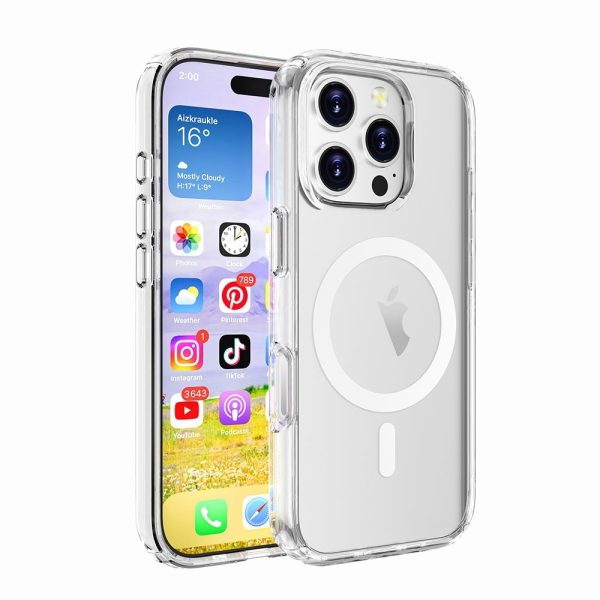 Ultimake Shockproof Transparent Magsafe Cover Case for iPhone 16 Plus - Image 2