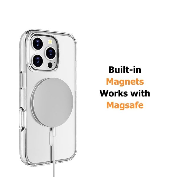Ultimake Shockproof Transparent Magsafe Cover Case for iPhone 16 Plus - Image 3