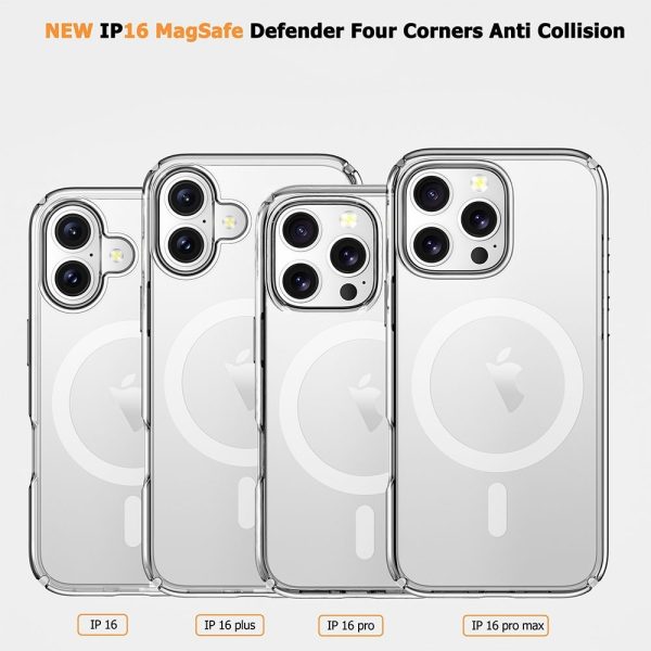Ultimake Shockproof Transparent Magsafe Cover Case for iPhone 16 Plus - Image 6