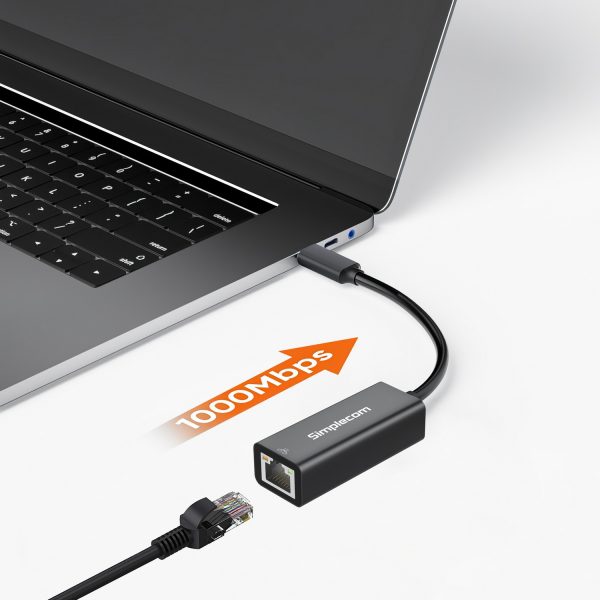 Simplecom NU314 SuperSpeed USB-C to Gigabit Ethernet Network Adapter - Image 3