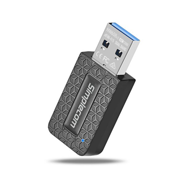 Simplecom NW608v2 WiFi 5 AC1300 Dual-Band USB 3.0 Wireless Adapter - Image 3