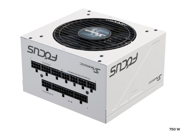 Seasonic FOCUS GX-750 White 750W ATX 3.0 Gold Modular PSU - Image 2