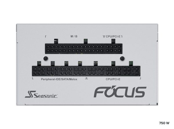 Seasonic FOCUS GX-750 White 750W ATX 3.0 Gold Modular PSU - Image 5